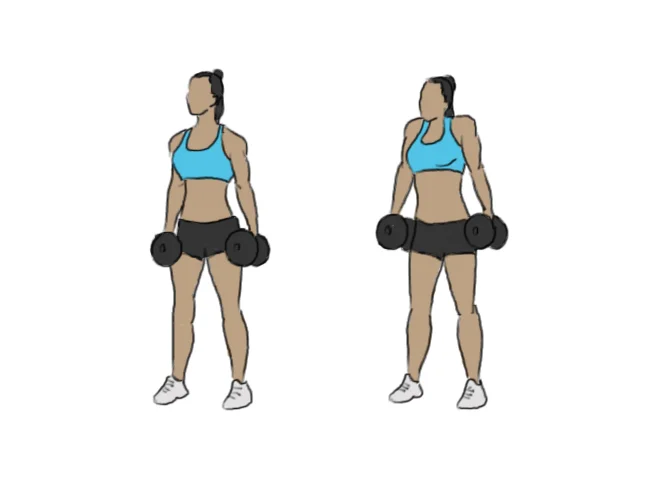 Dumbbell Shrugs