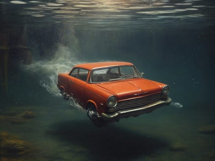Mystical Significance of Dreaming of a Car Falling Into Water